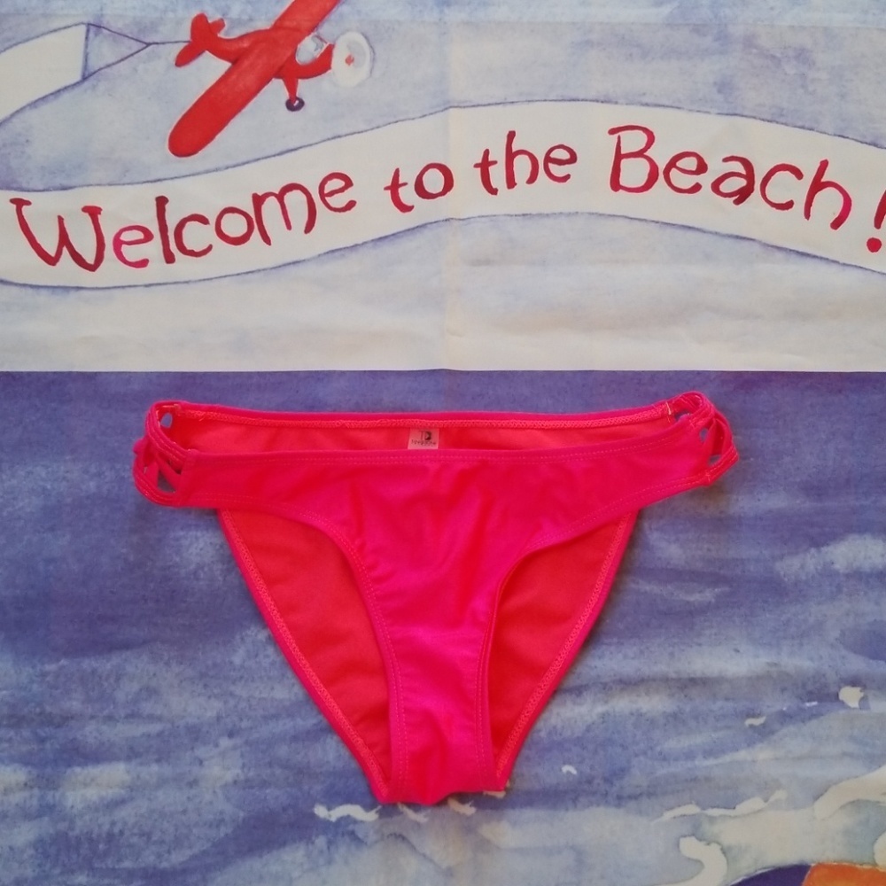 TiniBikini florescent pink BOTTOM